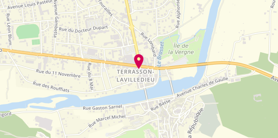 Plan de Agence Terrasson, 25 Rue du Gouverneur Général Cournarie, 24120 Terrasson-Lavilledieu