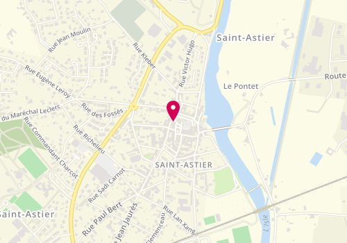 Plan de VIASANTÉ Mutuelle Saint-Astier, 2 Bis Rue Maréchal Bugeaud, 24110 Saint-Astier