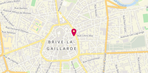 Plan de MAPA Assurances Brive-la-Gaillarde, 22 Boulevard du Salan, 19100 Brive-la-Gaillarde