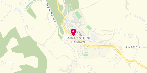 Plan de Agence Groupama de St Antoine Abbaye, 368A Rue du Commandant Hector Garaud, 38160 Saint-Antoine-l'Abbaye