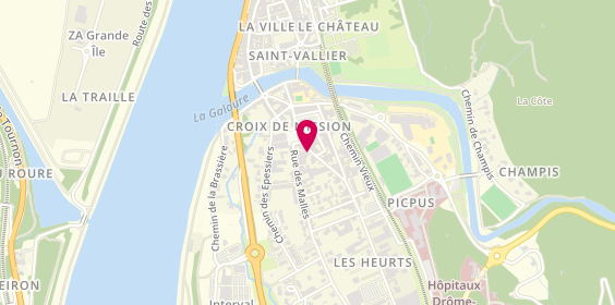 Plan de Groupama Méditerranée, 24 avenue Désiré Valette, 26240 Saint-Vallier