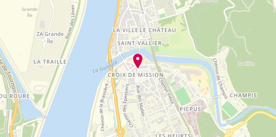 Plan de AESIO mutuelle, 6 Rue Pierre Mendès France, 26240 Saint-Vallier