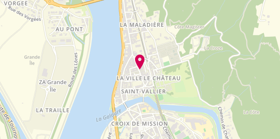 Plan de Agence Mutuelle SAMIR, 36 Rue de Verdun, 26240 Saint-Vallier