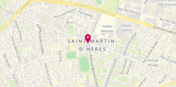 Plan de Matmut, 118 avenue Ambroise Croizat, 38400 Saint-Martin-d'Hères