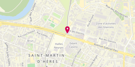 Plan de Mutualia, 75 avenue Gabriel Péri, 38400 Saint-Martin-d'Hères