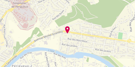 Plan de Axa Assurances, 84 avenue Michel Grandou, 24750 Trélissac