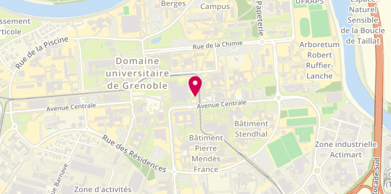 Plan de Espace Accueil Campus Mgen 38, 1065 avenue Centrale, 38400 Saint-Martin-d'Hères