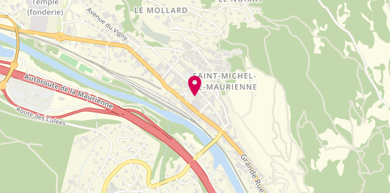Plan de Caisse d'Epargne St Michel de Maurienne, 23 avenue de la République, 73140 Saint-Michel-de-Maurienne