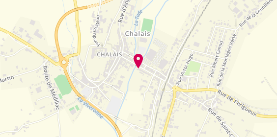 Plan de Agence Groupama Chalais, 24 avenue de la Gare, 16210 Chalais