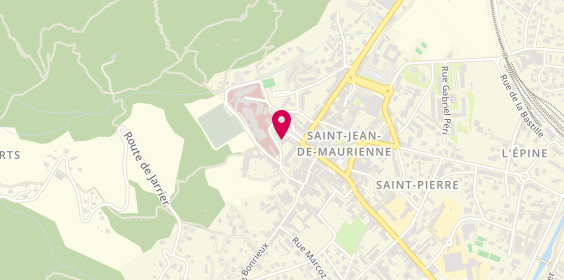Plan de AESIO mutuelle, 79 place Fodéré, 73300 Saint-Jean-de-Maurienne