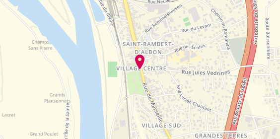 Plan de Caisse d'Epargne St Rambert d'Albon, 4 Rue de Marseille, 26140 Saint-Rambert-d'Albon