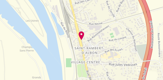 Plan de AESIO mutuelle, 37 avenue Dr Lucien Steinberg, 26140 Saint-Rambert-d'Albon