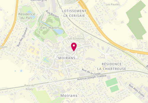 Plan de AXA, 43 Rue de la République, 38430 Moirans