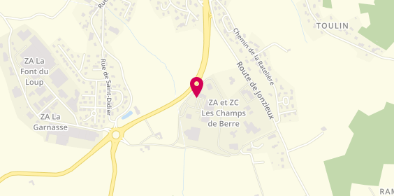 Plan de Aréas Assurances, Zone Artisanale Les Champs de Berre, 43240 Saint-Just-Malmont