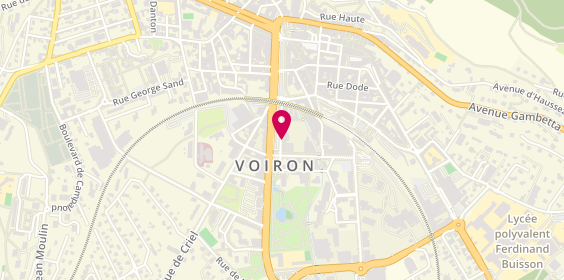 Plan de GMF Assurances VOIRON, 25 Rue du Mail, 38500 Voiron