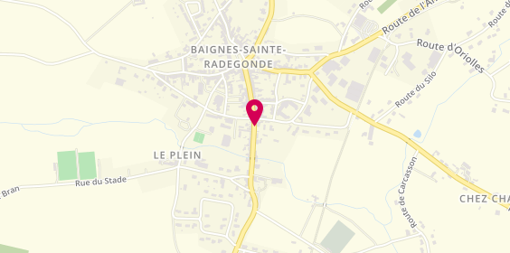 Plan de Agence Groupama Baignes Ste Radegonde, Rue du Général de Gaulle, 16360 Baignes-Sainte-Radegonde