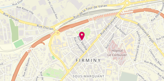 Plan de Allianz Assurance FIRMINY - Benoît FELIX, 19 Rue Verdié, 42700 Firminy