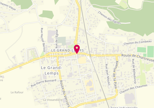 Plan de Groupama, Rue de la Galette, 38690 Le Grand-Lemps