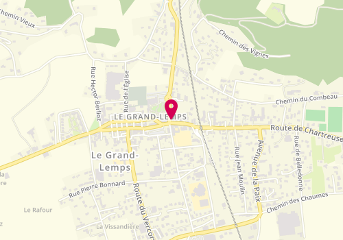 Plan de Caisse d'Epargne le Grand Lemps, 1 Rue Pasteur, 38690 Le Grand-Lemps
