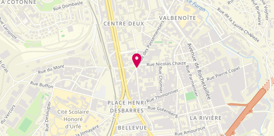 Plan de MAAF Assurances ST ETIENNE BELLEVUE, 1 Rue Joseph Pupier, 42100 Saint-Étienne