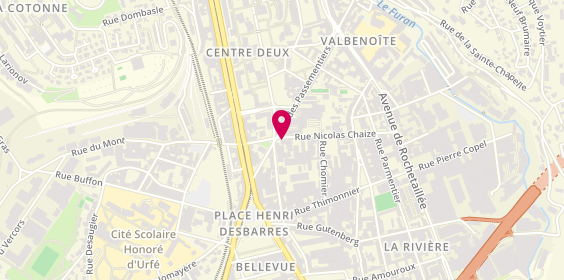 Plan de MACIF Assurances, 57 Rue des Passementiers, 42100 Saint-Étienne