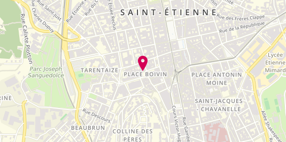 Plan de Allianz, 6 Boivin, 42000 Saint-Étienne
