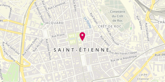 Plan de Agence Intériale, 2 Jean Jaurès, 42000 Saint-Étienne