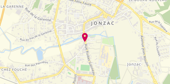Plan de Point d'Accueil de Jonzac, 16 Rue des Carmes, 17500 Jonzac