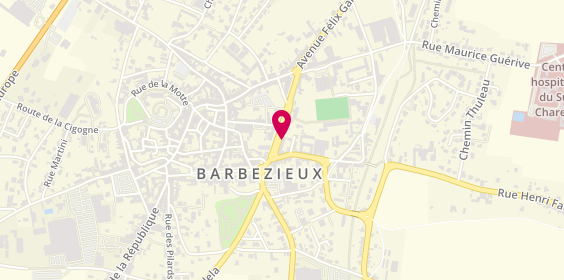 Plan de GAN Assurances, 11 Boulevard Chanzy, 16300 Barbezieux-Saint-Hilaire