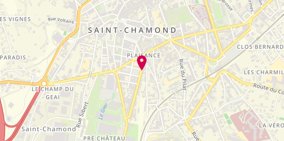 Plan de Allianz Assurance SAINT CHAMOND - Nabil EL ANSARI, 11 Cr Adrien de Montgolfier, 42400 Saint-Chamond