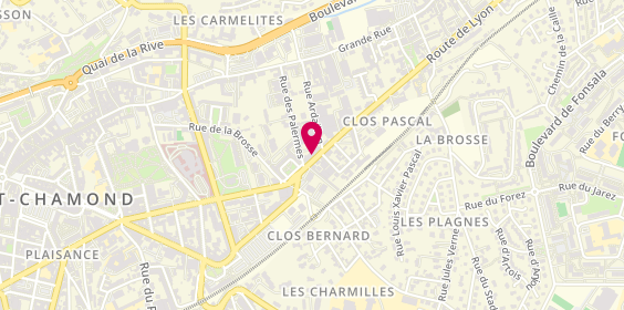 Plan de MAAF Assurances ST CHAMOND, 23 Rue Victor Hugo, 42400 Saint-Chamond