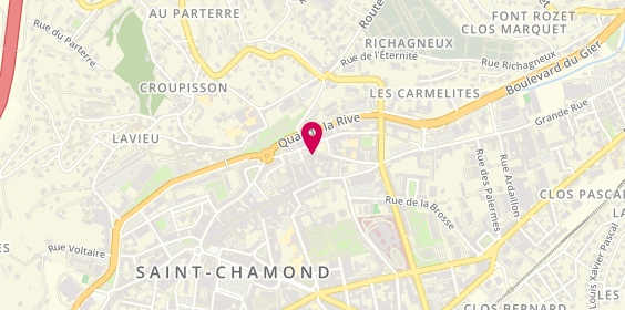 Plan de Groupama, 4 place Saint-Pierre, 42400 Saint-Chamond
