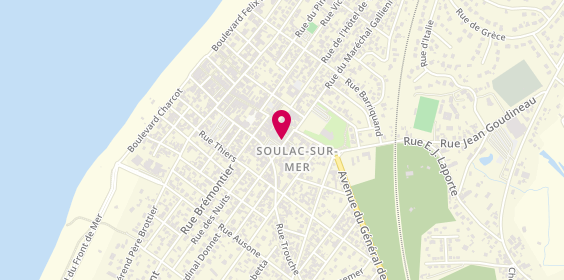 Plan de Agf, 7 Rue du Cardinal Donnet, 33780 Soulac-sur-Mer