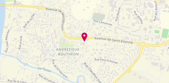 Plan de Matmut, 9 Rue de la Chaux
Rond-Point Dalliere, 42160 Andrézieux-Bouthéon