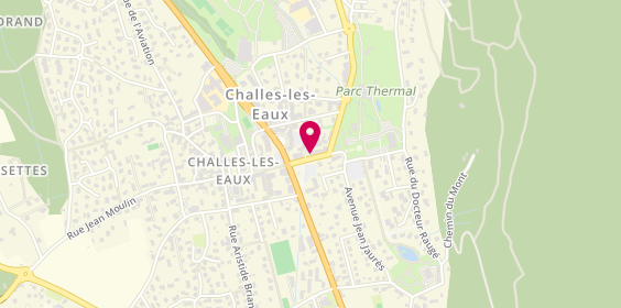 Plan de Groupama, avenue Louis Domenget, 73190 Challes-les-Eaux