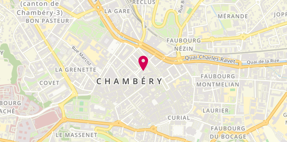Plan de Axa Molter, 4 avenue Général de Gaulle, 73000 Chambéry