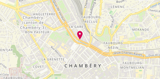 Plan de AXA Assurance et Banque David BOURDELIN, 114 Rue Frezier, 73000 Chambéry