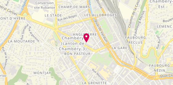 Plan de GMF Assurances CHAMBERY, 114 avenue du Comte Vert, 73000 Chambéry