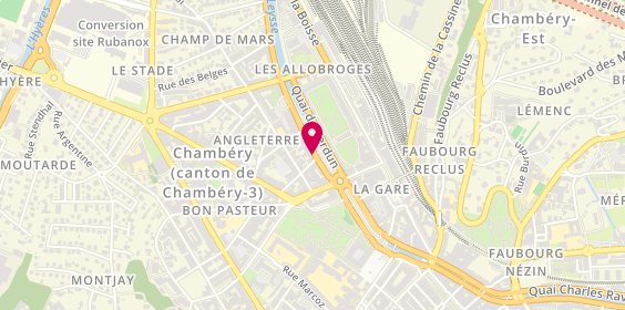 Plan de THEISEN Frédéric, 93 Quai des Allobroges, 73000 Chambéry