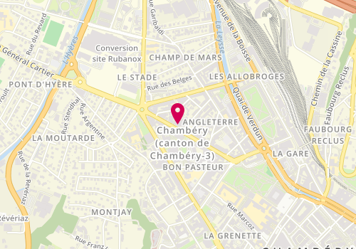 Plan de MAAF Assurances CHAMBERY, 318 avenue du Comte Vert, 73000 Chambéry
