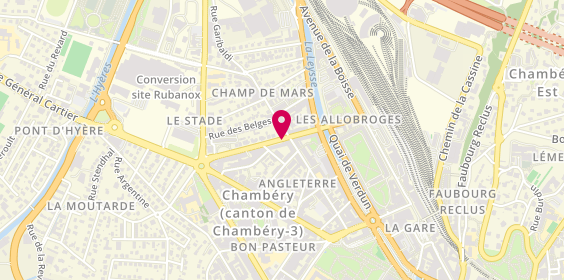 Plan de MAPA Assurances Chambéry, 5 5 Léon Gambetta, Bis, 73000 Chambéry