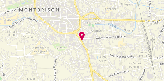 Plan de Surgey Phalippon, 17 avenue de la Libération, 42600 Montbrison