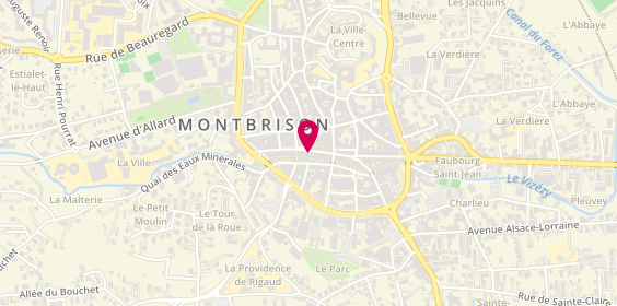 Plan de MANCINI Olivier, 33 Bis Rue Tupinerie, 42600 Montbrison