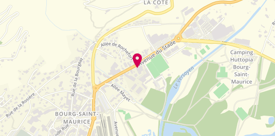 Plan de Morel Bognier Agents Generaux Agf, 286 avenue du Stade, 73700 Bourg-Saint-Maurice