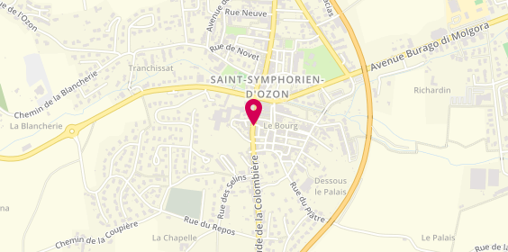 Plan de Groupama, 16 Rue de la Colombière, 69360 Saint-Symphorien-d'Ozon
