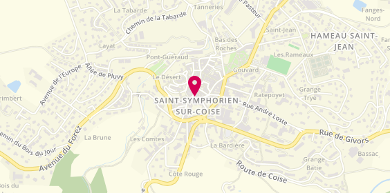 Plan de Groupama, 153 place du Marché, 69590 Saint-Symphorien-sur-Coise