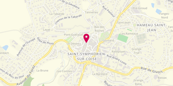 Plan de Allianz, 50 place du Marché, 69590 Saint-Symphorien-sur-Coise
