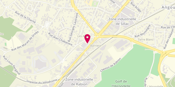 Plan de Allianz Assurance ANGOULEME SUD2 - Frédéric RIVET, 442 Rue de Bordeaux, 16000 Angoulême