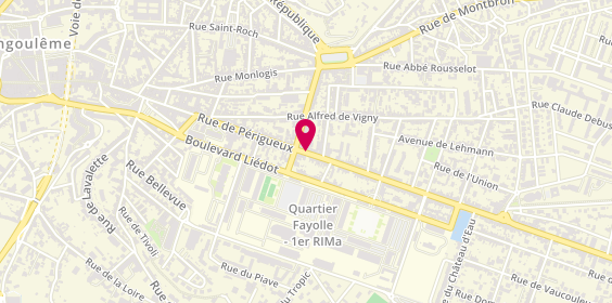 Plan de MACSF, 246 Rue de Périgueux, 16000 Angoulême