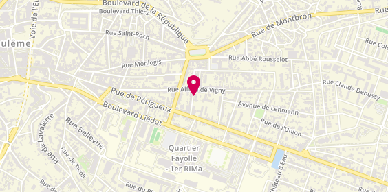 Plan de VIGIER Laurent, 22 Rue Laperuse, 16000 Angoulême